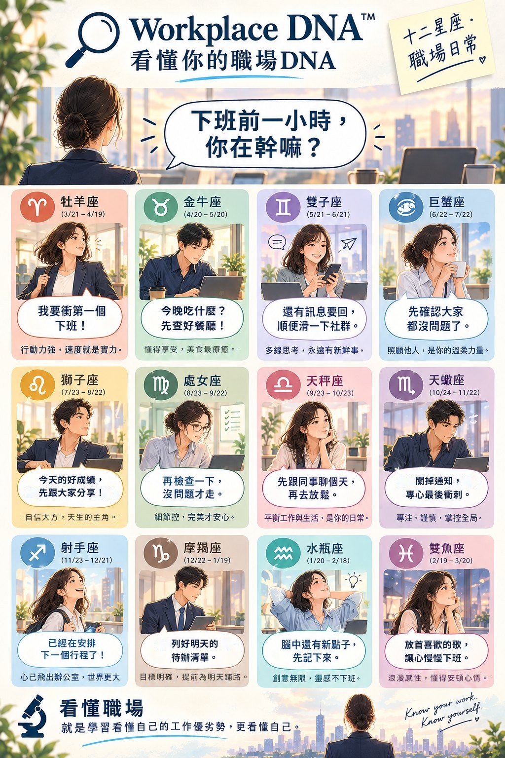 下班前一小時,你在幹嘛?